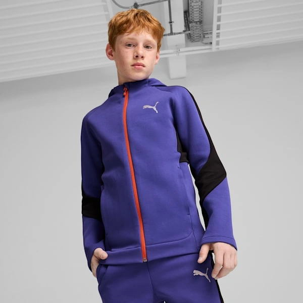 PUMA EVOSTRIPE Kapuzenjacke für große Kinder: Dein Style, deine Energie, dein Statement!