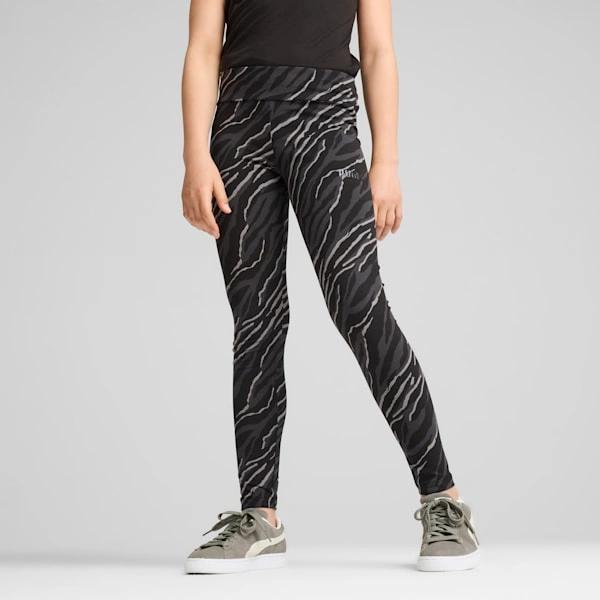 PUMAs wilde Welt: ESS+ ANIMAL Leggings für große Kids – Mutig, tierisch gut!